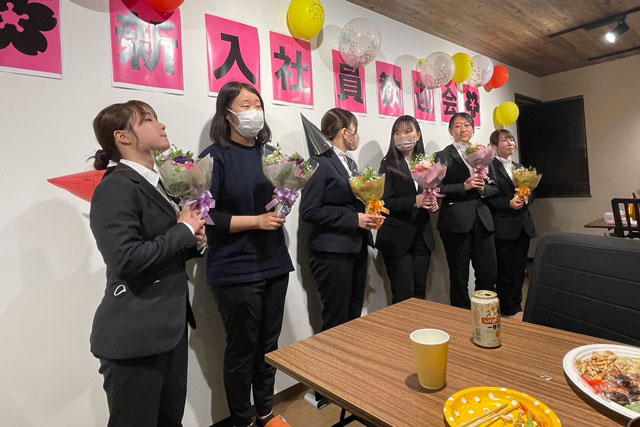 入社式